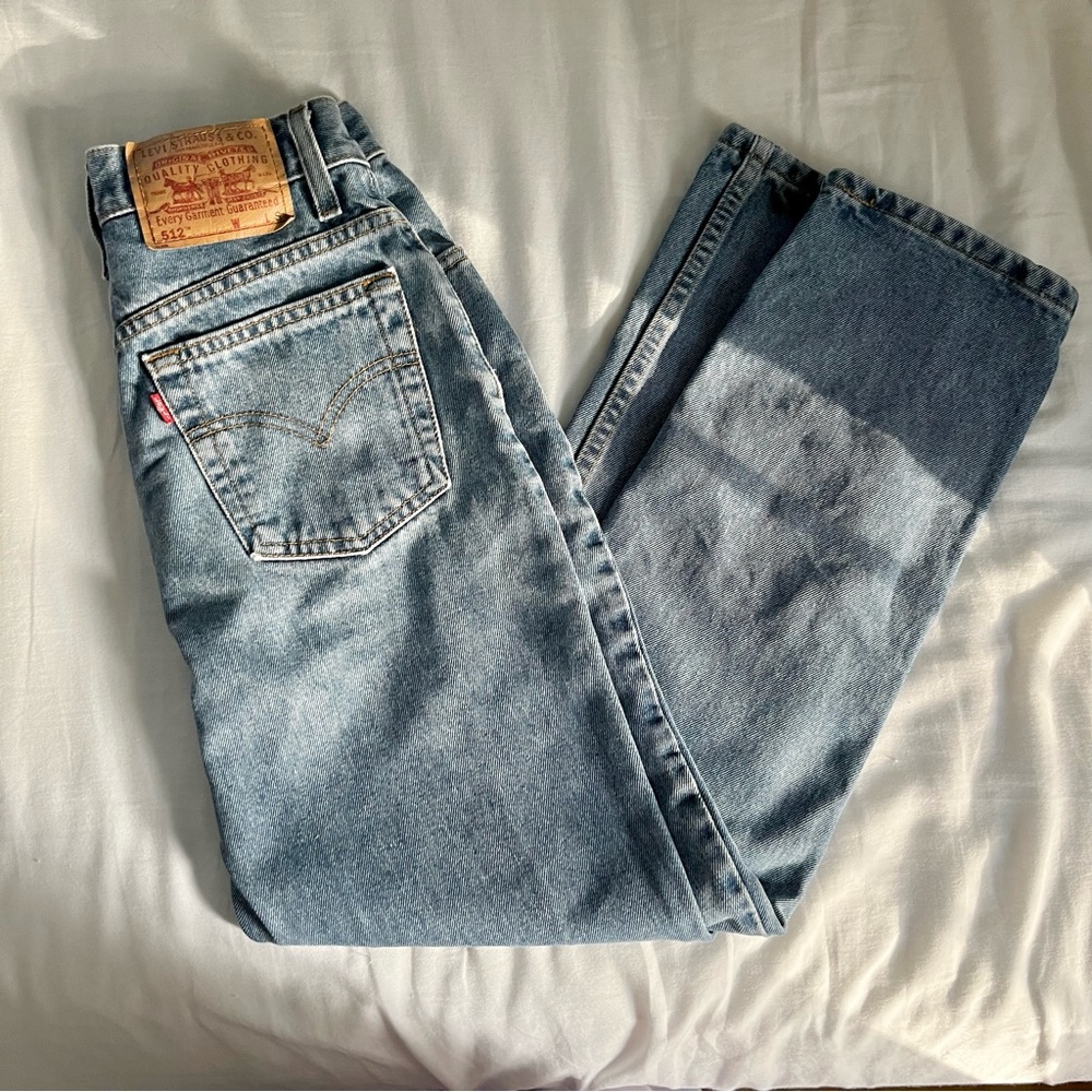 Vintage Levi’s 512 Straight Leg Jeans, Medium Wash